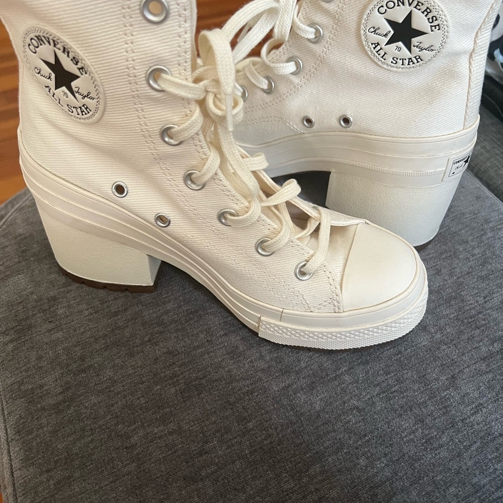 Converse high heel boots